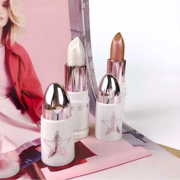 Jeffree Star | ‘Alien Tears’ & ‘Galaxy Gold’ Lip Ammunition | NiB L.E. rare - Picture 14 of 16